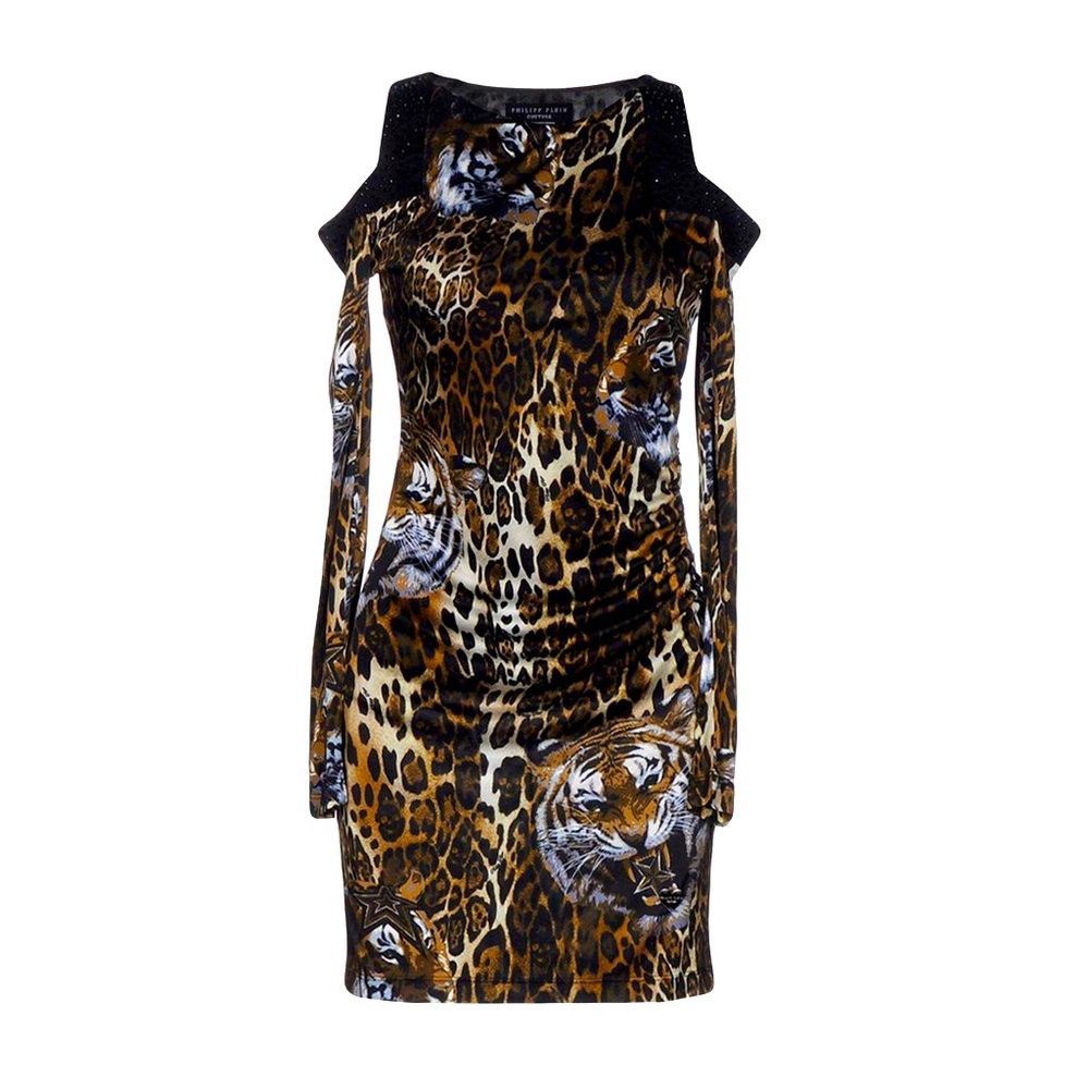 Philipp Plein mini dress, new, but no tag, open shoulders